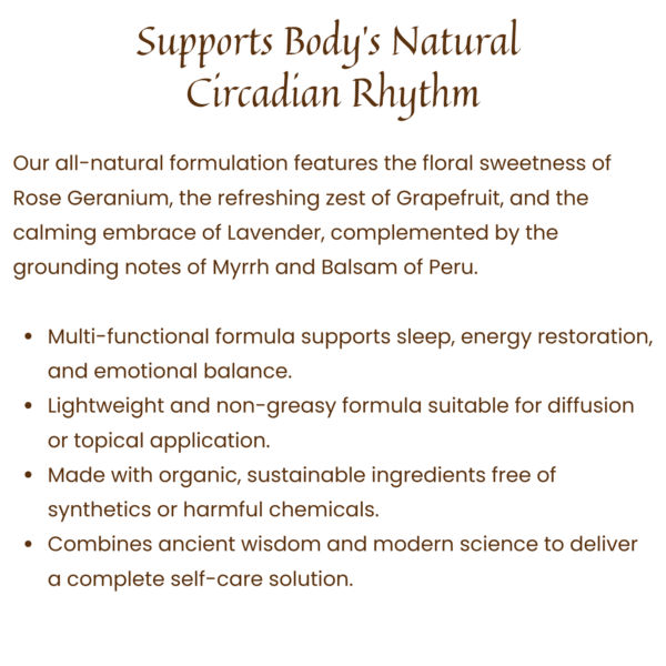 GlowVana Circadian Harmony - Essential Oil Blend for Restful Sleep, Daily Energy, and Natural Balance with 8 Organic Ingredients - Image 5